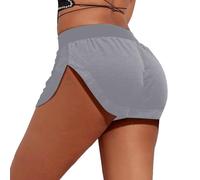 Generisch Pantalones cortos de yoga de terciopelo de alta calidad para mujer, con alto para Pole Dance, gimnasio, entrenamiento, así como fiestas, ajustados, ajustados, pantalones cortos como parte