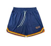 Generisch Pantalones cortos deportivos para hombre para entrenamiento, tiempo libre con malla transpirable integrada para una óptima libertad de movimiento en todas las actividades, marine, L