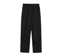 Generisch Pantalones de chándal clásicos para hombre, elásticos, bajos abiertos, pantalones de ocio, pantalones de chándal de cintura alta, pantalones de correr, pantalones anchos y modernos, Negro