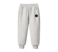 Generisch Pantalones de chándal de moda para pantalones largos informales ligeros y cómodos, ajuste relajado, ropa deportiva al aire libre, gris, 5-6 años