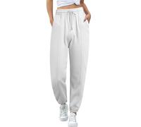 Generisch Pantalones de chándal de otoño para mujer, pantalones relajados para el tiempo libre, leggings para mujer, pantalones deportivos clásicos, pantalones cargo de color de moda para trabajo al