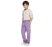 Generisch Pantalones de chándal informales con cordón para el día a día, escuela, ocio, libertad de movimiento, ajuste cómodo, Color lila claro., 150