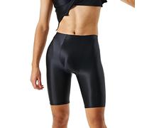 Generisch Pantalones de correr para hombre, sexy, pantalones cortos, brillantes, pantalones deportivos brillantes, pantalones de ocio, calzoncillos funcionales, transpirables, pantalones cortos de