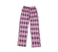 Generisch Pantalones de cuadros para hombre con bolsillos, ajuste holgado, pantalones de pijama con bolsillos y cordón, cómodos, suaves, pantalones de pijama cálidos, pantalones de salón, vintage