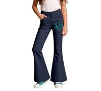 Generisch Pantalones de girasol para niños ligeros y divertidos para comodidad diaria, ropa diaria con forma de percusión, ideal para la escuela, el tiempo libre, material transpirable, fácil de