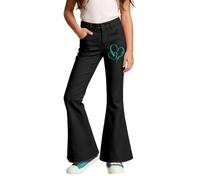 Generisch Pantalones de girasol para niños ligeros y divertidos para comodidad diaria, ropa diaria con forma de percusión, ideal para la escuela, el tiempo libre, material transpirable, fácil de