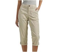 Generisch Pantalones de lino para mujer, pantalones de verano, pantalones de tela, pantalones de yoga, holgados, pierna ancha, aireados, largos, elásticos, cómodos, informales, deportes de negocios, 9