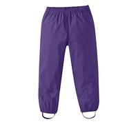 Generisch Pantalones de lluvia a prueba de viento barro niños niños niño impermeable pelele y Jumphou, morado, 5-6 años
