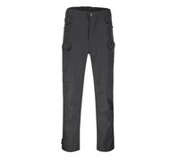 Generisch Pantalones de ocio elásticos para hombre, pantalones cargo para exteriores, cómodos, ajustados, pantalones de trabajo, resistentes, ligeros para actividades diarias, gris, XL