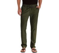 Generisch Pantalones de ocio para hombre con goma elástica ligeros, pantalones de pierna recta para hombre, pantalones de chándal cintura elástica pantalones de chándal de color sólido pantalones de