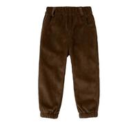 Generisch Pantalones de pana para niño - Pantalones cálidos con forro polar para invierno - Ajuste estrecho - Pantalones de chándal informales para niños - Suave y cómodo - Duradero - Para clima frío