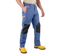 Generisch Pantalones de senderismo para hombre, impermeables, pantalones cargo negros, resistentes a la abrasión, protección contra el viento, trekking, pantalones de exterior, pantalones tácticos