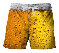 Generisch Pantalones de surf de neopreno para hombre, correa de cerveza Denver, amarillo, XL