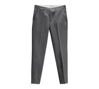Generisch Pantalones de traje de verano Slim Fit Small Foot Casual Business Pantalones de traje acortados, gris, 40