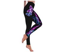 Generisch Pantalones de yoga de moda para mujer con cintura alta para deporte y tiempo libre, diseño moderno con ajuste cómodo, material transpirable para una óptima libertad de movimiento en todas