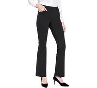 Generisch Pantalones elásticos de bateo, elásticos, para trabajo, oficina, negocios, cómodos, yoga, golf, con bolsillos, corte en bota, pantalones de yoga, pantalones de trabajo, pantalones de oficina