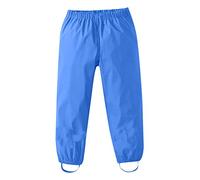 Generisch Pantalones impermeables para niños pequeños con peto, ropa de lluvia para pantalones duraderos para niños que juegan al aire libre, ideales para días húmedos y sucios, azul, 10-12 años