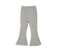 Generisch Pantalones Niñas Leggings, Pantalones de Yoga para Niñas Pantalones Lindos Pantalones Suave Cómodos Leggings para Niños de Longitud Completa, gris, 4-5 años