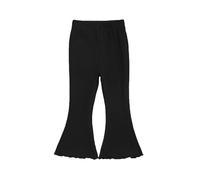 Generisch Pantalones Niñas Leggings, Pantalones de Yoga para Niñas Pantalones Lindos Pantalones Suave Cómodos Leggings para Niños de Longitud Completa, Negro , 4-5 años