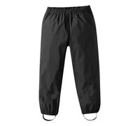 Generisch Pantalones resistentes al viento para niños, impermeables, para lodo, ropa para niños, pantalones para niños pequeños, impermeables, lluvia, correa y gorro de salto, Negro , 5-6 años