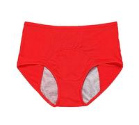 Generisch Pantalones sanitarios para mujer, talla grande, a prueba de fugas, fisiológicos, cintura media a alta, para menstruación antes después del período, 40 hasta 150 kg, ropa interior tía L hasta