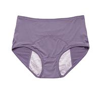 Generisch Pantalones sanitarios para mujer, talla grande, a prueba de fugas, fisiológicos, cintura media a alta, para menstruación antes después del período, 40 hasta 150 kg, ropa interior tía L hasta