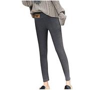 Generisch Pantalones térmicos estampados para mujer con altos para los días fríos, calzoncillos largos cálidos en estilo informal, medias opacas como pantalones de invierno modernos para el tiempo