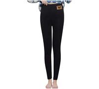 Generisch Pantalones térmicos estampados para mujer con altos para los días fríos, calzoncillos largos cálidos en estilo informal, medias opacas como pantalones de invierno modernos para el tiempo