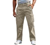 Generisch Pantalones vaqueros de trabajo para hombre con forro polar, pantalones de invierno para hombre, pantalones térmicos, ajustados, cálidos, elegantes pantalones de mezclilla para algodón frío