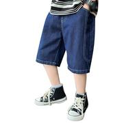 Generisch Pantalones vaqueros para bebé con elásticos para niños pequeños, bonitos osos, informales, holgados, pantalones de chándal para trajes, azul, 8-10 años