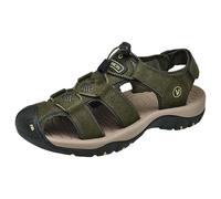 Generisch Pantoletten Herren Sommer Sandalen, Offene Zehe Outdoorsandalen Clogs Strandschuhe Bequem Sommerschuhe Rutschfeste Slipper Latschen Trekking Wandersandalen Flach Freizeitsandalen Hausschuhe