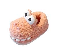 Generisch Pantuflas 27 zapatillas de algodón anchas zapatillas de pelo lindo hogar cálido para bebés zapatos de algodón invierno zapatillas 32 fuego, rojo, 26 EU