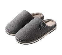 Generisch Pantuflas de hombre Zapatillas acogedoras para invierno en tallas grandes. Calzado interior cálido para mayor comodidad y durabilidad. Ideal para uso doméstico y parejas. Diseño mejorado del
