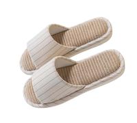 Generisch Pantuflas de invierno para invitados para mujer, antideslizantes, cálidas, cómodas, ligeras, cómodas, para hotel, otoño, suaves, forradas, zapatillas ortopédicas, beige, 40 EU