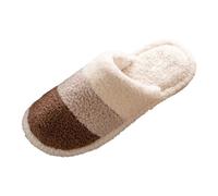 Generisch Pantuflas de invierno para mujer, animales dulces, cálidas, de felpa, para hombre, huellas de perros, para interiores y exteriores, antideslizantes, para casa, para invierno, pantuflas de
