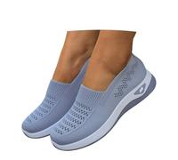 Generisch Pantuflas de malla transpirables con suela ligera y flexible para una comodidad en la vida cotidiana, azul, 40 EU