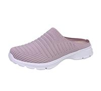 Generisch Pantuflas ligeras y transpirables, antideslizantes, para caminar, para el tiempo libre, para mujer, ortopédicas, almohadillas de aire, ortopédicas, diabéticas, de malla, transpirables