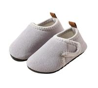 Generisch Pantuflas mujer 39 Boys Slippers Cotton Comfy House Slippers Bedroom Slippers Winter Warm Indoor Shoes Badeschuhe Baby Mädchen, gris, 29 EU