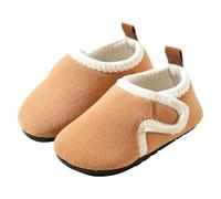 Generisch Pantuflas mujer 39 Boys Slippers Cotton Comfy House Slippers Bedroom Slippers Winter Warm Indoor Shoes Badeschuhe Baby Mädchen, marrón, 28 EU