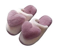 Generisch Pantuflas para mujer, cálidas, pantuflas de invierno Kawaii, zapatillas de felpa para el hogar, zapatillas de fieltro acogedoras, zapatillas de casa lindas zapatillas de casa para dormitorio