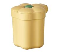 Generisch Papelera de escritorio estilo flor Tableta Papelera | Papelera de escritorio con tapa para cocina, dormitorio, baño, oficina en casa | Organizador compacto y lindo para pañuelos