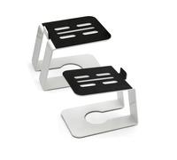 Generisch Par de soportes de mesa inclinables para altavoces de estantería, compatibles con Edifier MR4 MR3 y monitores de estudio