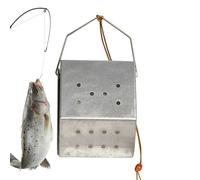 Generisch para Carpas - Cesta de Cebo de Suelo con Anclaje Estable - Soporte Ligero para Cajas de Cebo con fácil extracción y Herramienta de Espacio de alimentación para Pescadores