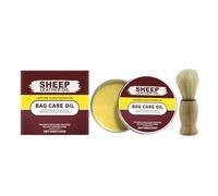 Generisch para Cuero - 100 Gramos de pulidora con Pincel - Cuidado de la Piel, para la protección, conservación y Cuidado de Chaquetas, sillines, Coches, sofás, tapicería, Muebles y Bolsos