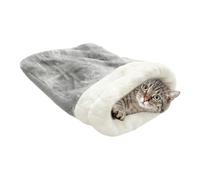 Generisch para dormir para gatos, cama de felpa suave, diseño de saco