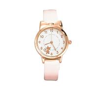 Generisch Para hombre y mujer diseño coreano de moda - último reloj de gato para mujer banda deportiva reloj resistente al agua, Blanco, talla única