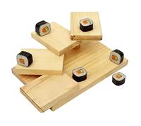 Generisch para servir sushi | Bandeja de presentación Sashimi de madera de varios niveles - Escalera de servicio para sushi | para el hogar, hogar, apartamento, restaurante, izakayas, cocina