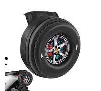 Generisch para tenedor de motocicleta - compacta de piel sintética resistente al agua, portaherramientas con forma de neumático, bolsillo frontal de fácil acceso | de accesorios para