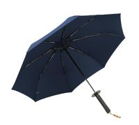 Generisch Paraguas automático a prueba de viento UV con mango | Paraguas plegable portátil grueso para hombre y mujer, para sol, lluvia, viajes, exteriores, viajes, negocios, cumpleaños