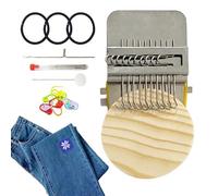 Generisch Parches de punto - para rellenar y parchear - Juego de punto con marco circular, para calcetines, vaqueros, ropa, manualidades, proyectos de , ganchillo y bordado